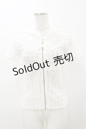 画像: LIZ LISA / リボンパーカー Free ホワイト H-25-12-01-059-LO-TO-NS-ZH