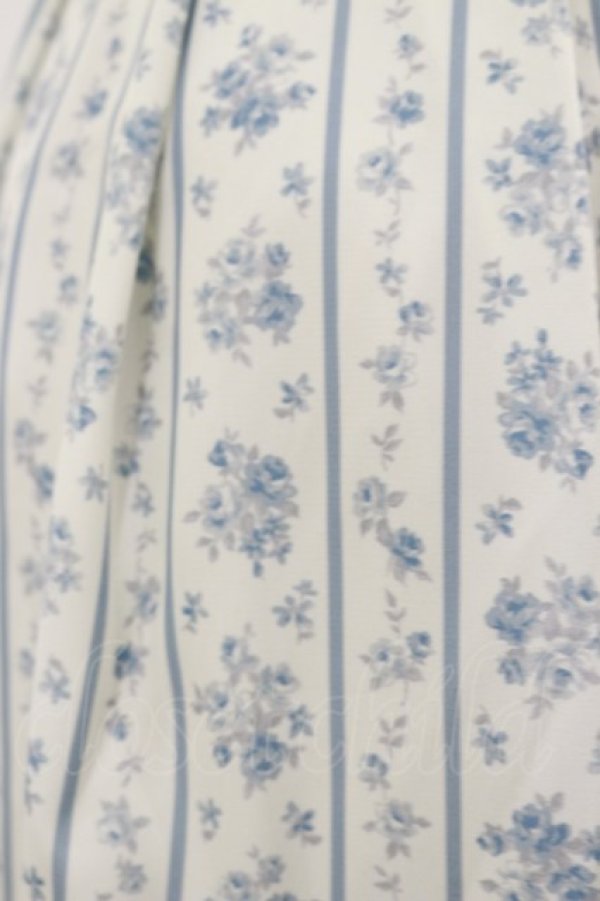 画像3: Fi.n.t / ストライプ花柄丸衿ワンピース Free L/BLUE H-25-12-01-073-CA-OP-NS-ZH (3)