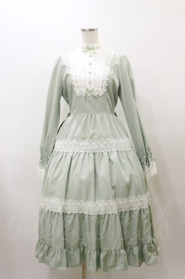 画像1: Innocent World / エリシアワンピース M スズラン×オフ/Lily of the valley×White H-25-12-01-078-IW-OP-NS-ZH (1)