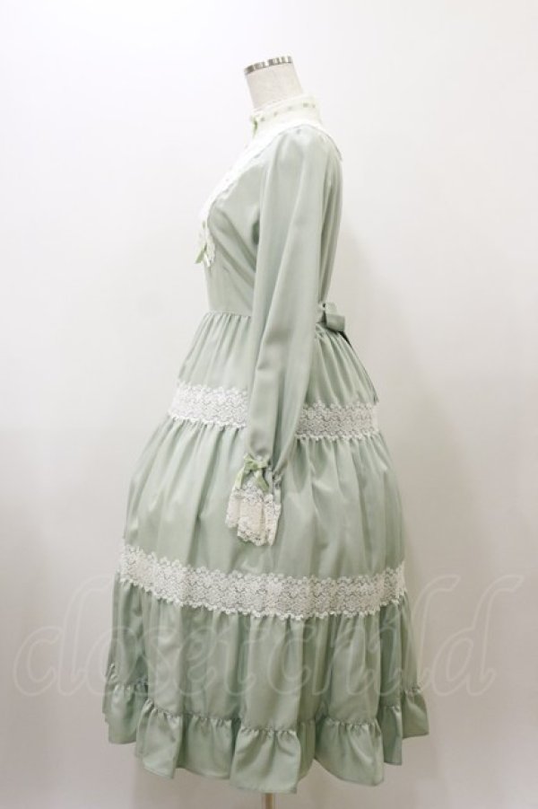 画像3: Innocent World / エリシアワンピース M スズラン×オフ/Lily of the valley×White H-25-12-01-078-IW-OP-NS-ZH (3)