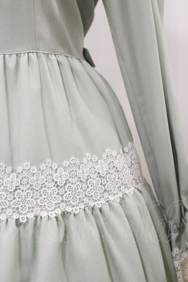 画像5: Innocent World / エリシアワンピース M スズラン×オフ/Lily of the valley×White H-25-12-01-078-IW-OP-NS-ZH (5)