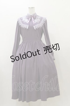 画像: Innocent World / コーデリアローズワンピース M ダスティグレープ × 淡紫 / Dusty Grape × Pale Purple H-25-12-01-079-IW-OP-NS-ZH