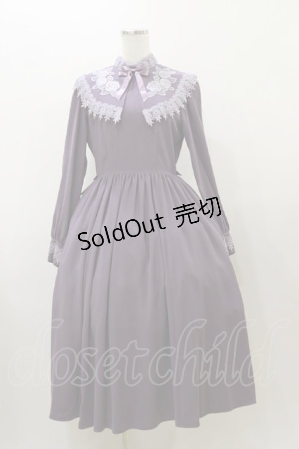 画像1: Innocent World / コーデリアローズワンピース M ダスティグレープ × 淡紫 / Dusty Grape × Pale Purple H-25-12-01-079-IW-OP-NS-ZH (1)