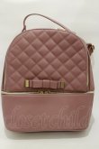 画像1: m petit by misako / キルティングリュック  ピンク H-25-12-01-010-LO-BG-NS-ZH (1)