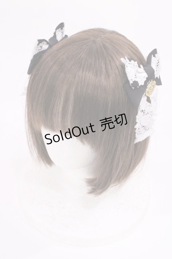 画像1: BABY,THE STARS SHINE BRIGHT / プリンセスドロップゆらゆらコーム  ブラック H-25-12-01-1037-BA-AC-NS-ZH (1)