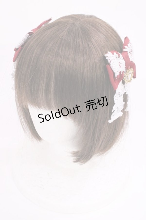 画像1: BABY,THE STARS SHINE BRIGHT / プリンセスドロップゆらゆらコーム  エンジ H-25-12-01-1038-BA-AC-NS-ZH (1)