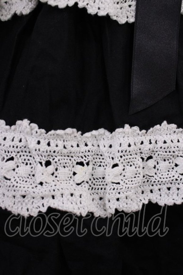 画像5: BABY,THE STARS SHINE BRIGHT / Romantic Dream Roseジャンパースカート Free ブラック/オフ白 H-25-12-01-1002-BA-OP-NS-ZH (5)