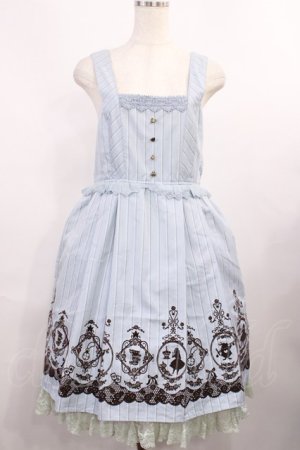 画像: axes femme / フロッキーptレジメ柄ワンピース(Disney) M サックス H-25-12-01-1004-AX-OP-NS-ZH