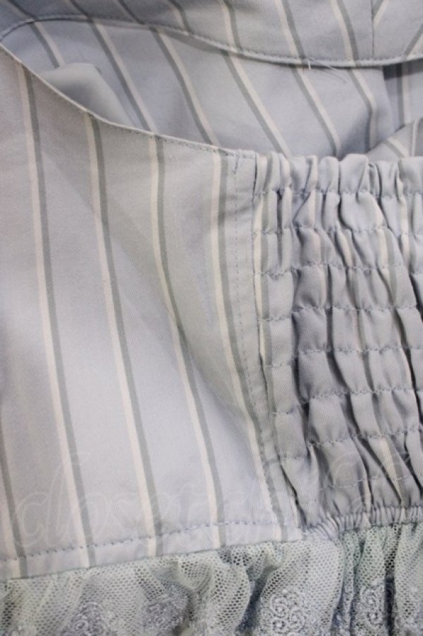 画像3: axes femme / フロッキーptレジメ柄ワンピース(Disney) M サックス H-25-12-01-1004-AX-OP-NS-ZH (3)