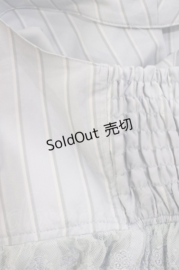 画像3: axes femme / フロッキーptレジメ柄ワンピース(Disney) M サックス H-25-12-01-1004-AX-OP-NS-ZH (3)