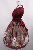 画像2: Enchantlic Enchantilly / Queen Cat〜秘密の書斎〜ワンピース Free ワイン H-25-12-01-1005-LO-OP-NS-ZH (2)