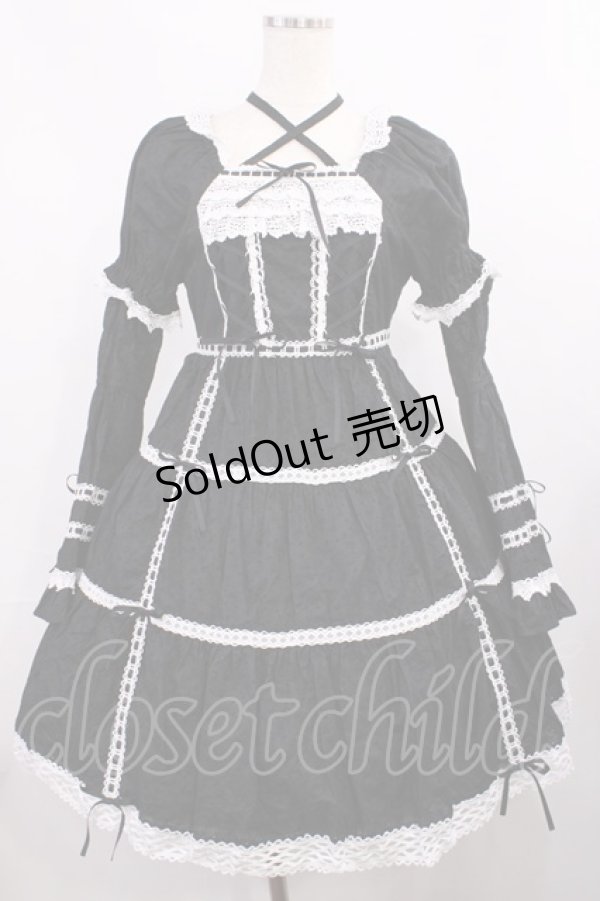 BABY はわせドールワンピース＆ヘッドドレスセット 黒白 はわせドールワンピース＆ヘッドドレスセット | トウキョウアリス