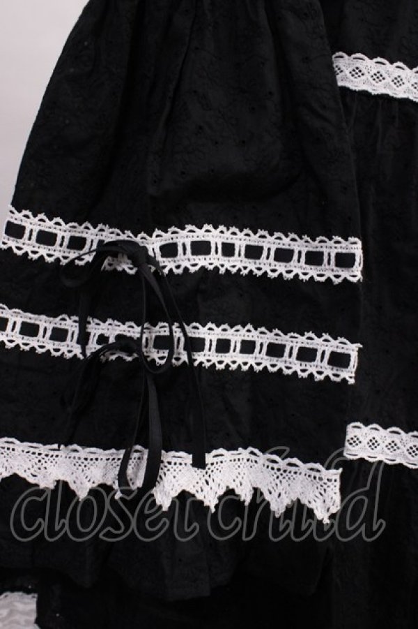 画像4: BABY,THE STARS SHINE BRIGHT / はわせドールワンピース&ヘッドドレスセット Free ブラック/オフ H-25-12-01-1006-BA-OP-NS-ZH (4)