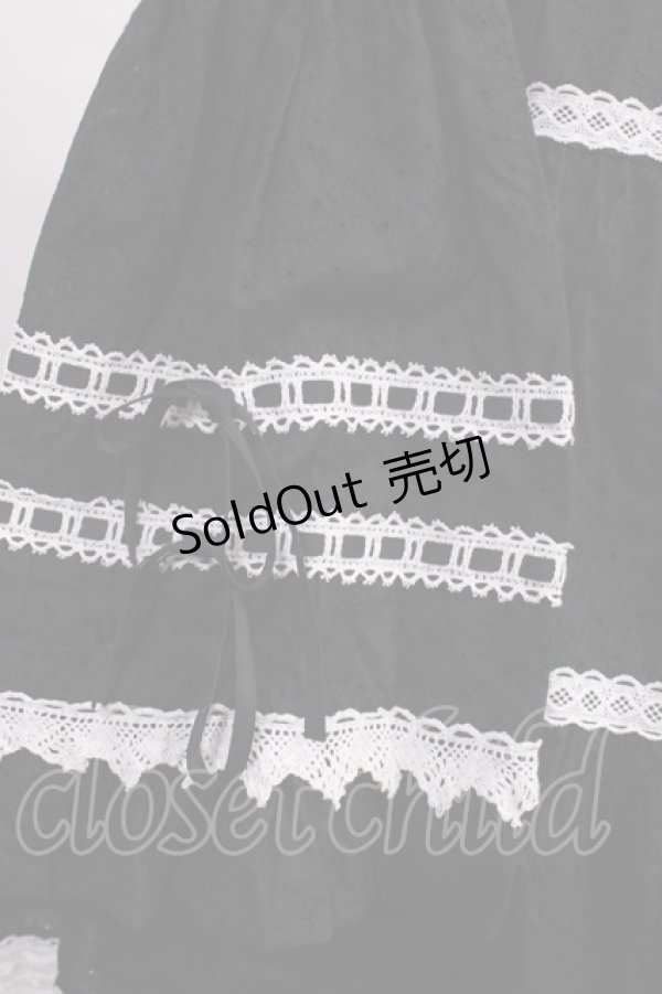 画像4: BABY,THE STARS SHINE BRIGHT / はわせドールワンピース&ヘッドドレスセット Free ブラック/オフ H-25-12-01-1006-BA-OP-NS-ZH (4)