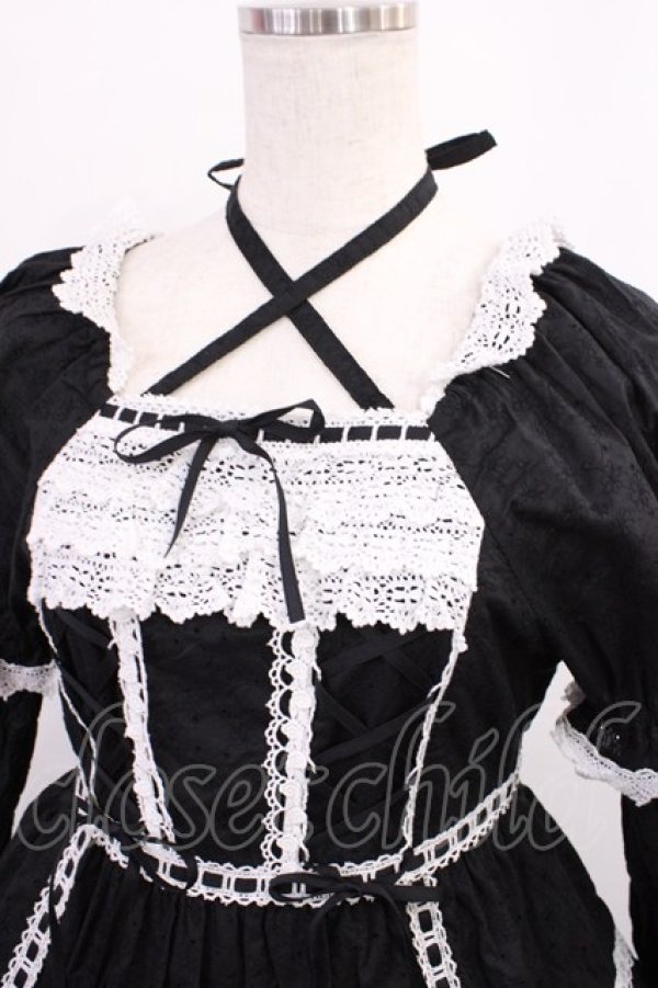 画像5: BABY,THE STARS SHINE BRIGHT / はわせドールワンピース&ヘッドドレスセット Free ブラック/オフ H-25-12-01-1006-BA-OP-NS-ZH (5)