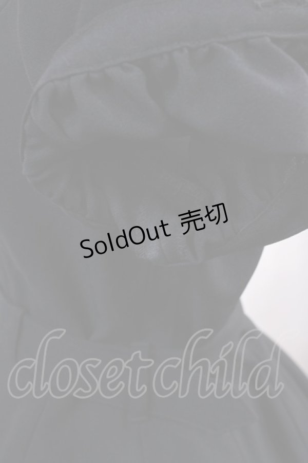 画像3: Innocent World / ケミカルレースのフレアー半袖ワンピース M ネイビー H-25-12-01-1007-IW-OP-NS-ZH (3)