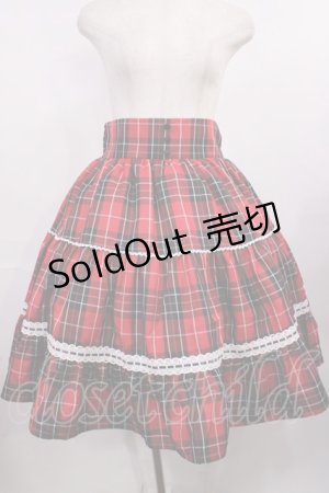 画像: Eri Aino's collaboration / シャーロットの水曜日 フリルフレアスカート L レッド H-25-12-01-1011-LO-TO-NS-ZH