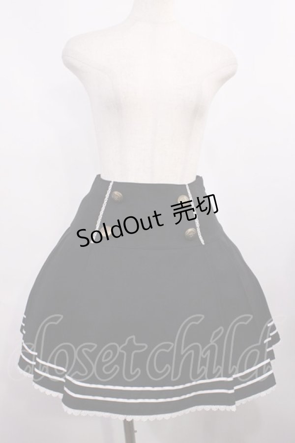 画像1: Innocent World / プリーツラインスカート S ブラック H-25-12-01-1012-IW-SK-NS-ZH (1)