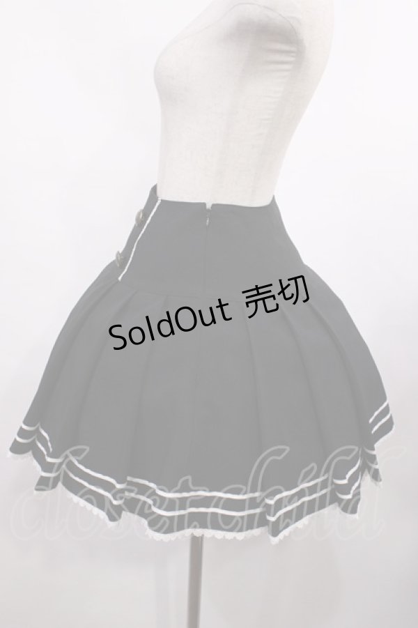 画像2: Innocent World / プリーツラインスカート S ブラック H-25-12-01-1012-IW-SK-NS-ZH (2)