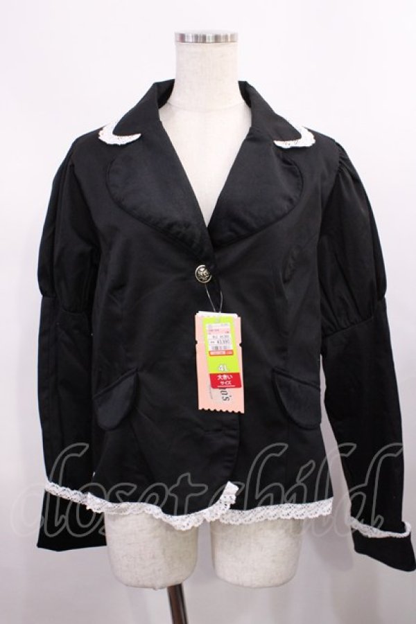 画像1: Eri Aino's collaboration / シャーロットの水曜日 ジャケット 4L ブラック H-25-12-01-1029-LO-JA-NS-ZH (1)