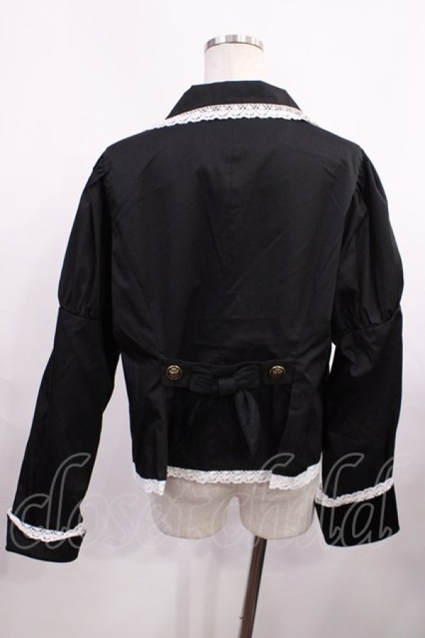 画像2: Eri Aino's collaboration / シャーロットの水曜日 ジャケット 4L ブラック H-25-12-01-1029-LO-JA-NS-ZH (2)