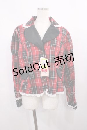 画像: Eri Aino's collaboration / シャーロットの水曜日 ジャケット 4L レッド H-25-12-01-1030-LO-JA-NS-ZH