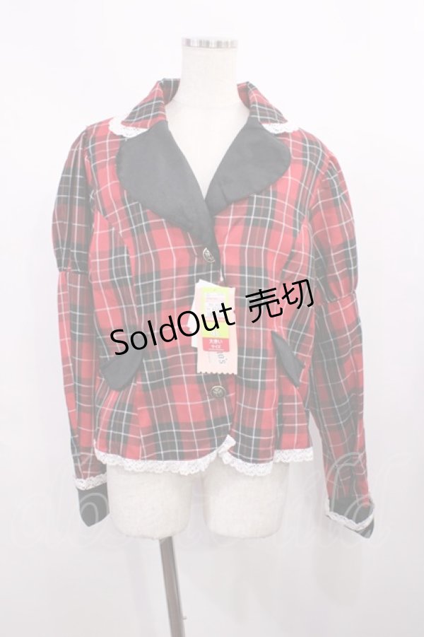 画像1: Eri Aino's collaboration / シャーロットの水曜日 ジャケット 4L レッド H-25-12-01-1030-LO-JA-NS-ZH (1)