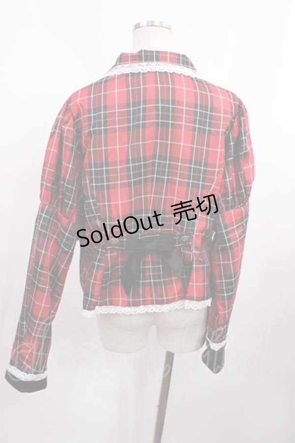 画像2: Eri Aino's collaboration / シャーロットの水曜日 ジャケット 4L レッド H-25-12-01-1030-LO-JA-NS-ZH (2)