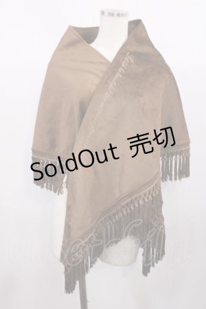 画像: ZeeYe Studio（海外ロリータブランド） / ストール  ブラウン H-25-12-01-1033-LO-ZA-NS-ZH