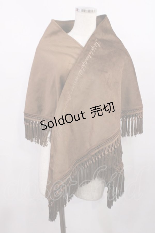 画像1: ZeeYe Studio（海外ロリータブランド） / ストール  ブラウン H-25-12-01-1033-LO-ZA-NS-ZH (1)