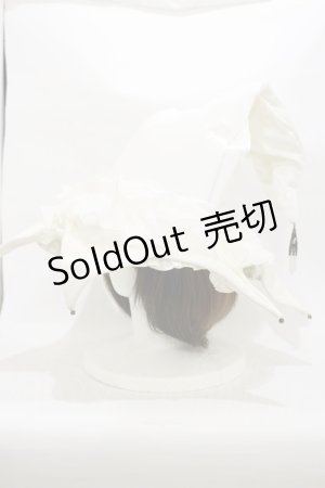 画像: Hoshibako Works / レディ・ナイトメアボーダーハット  ホワイト H-25-12-01-002-LO-AC-NS-ZH