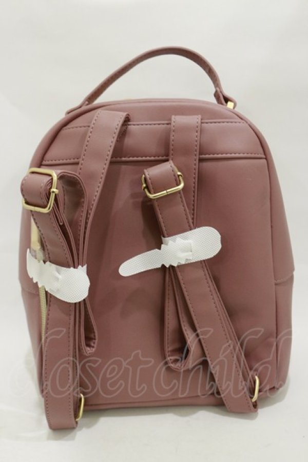 画像2: m petit by misako / キルティングリュック  ピンク H-25-12-01-010-LO-BG-NS-ZH (2)