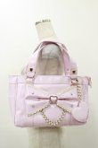 画像1: Angelic Pretty / キラキラハートトートバッグ  ピンク H-25-12-01-014-AP-BG-NS-ZH (1)