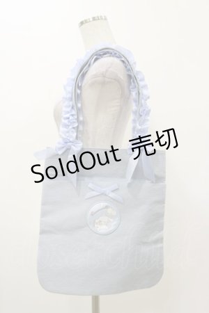 画像: サンリオ / シナモロールフリルトート  サックス H-25-12-01-019-EL-BG-NS-ZH