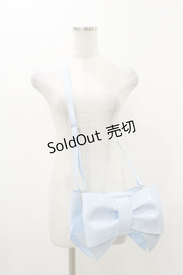 画像1: To Alice / ビッグリボン2wayバッグ  サックス H-25-12-01-037-LO-BG-NS-ZH (1)