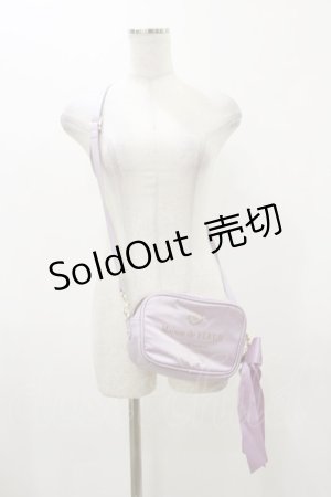 画像: Maison de FLEUR / サテンリボンショルダーバッグ  ラベンダー H-25-12-01-038-LO-BG-NS-ZH