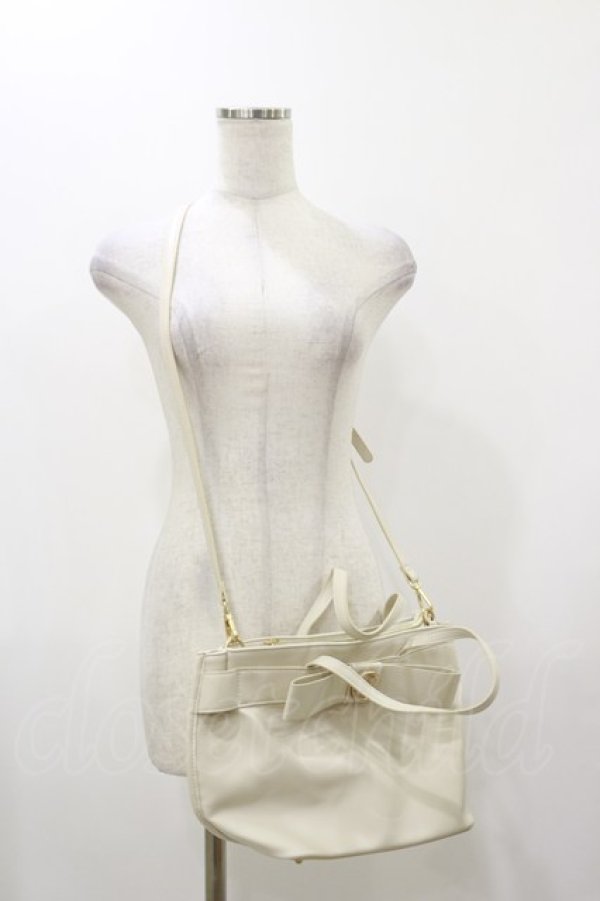 画像1: m petit by misako / TT*AMリボン2WAY  オフ H-25-12-01-041-LO-BG-NS-ZH (1)