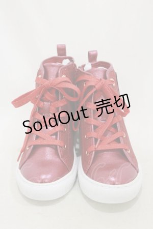画像: Angelic Pretty / Twinkleスニーカー M レッド H-25-12-01-044-AP-SH-NS-ZH