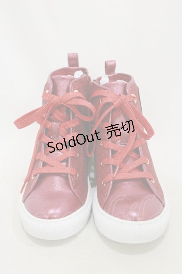 画像1: Angelic Pretty / Twinkleスニーカー M レッド H-25-12-01-044-AP-SH-NS-ZH (1)