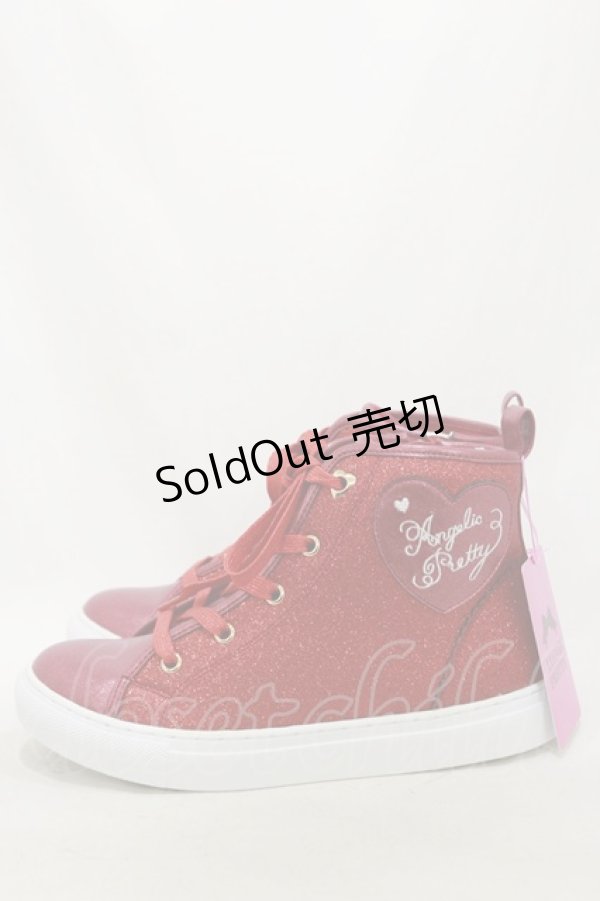 画像2: Angelic Pretty / Twinkleスニーカー M レッド H-25-12-01-044-AP-SH-NS-ZH (2)