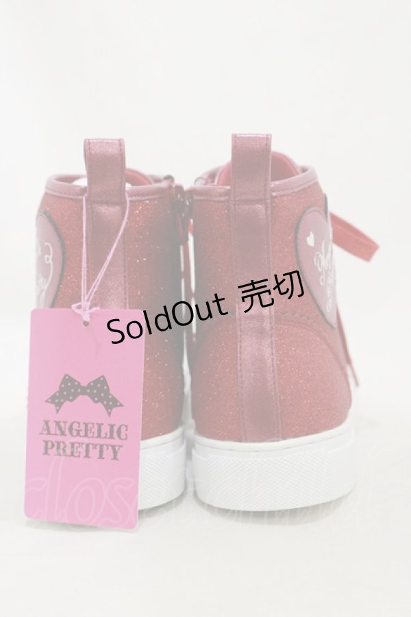 画像3: Angelic Pretty / Twinkleスニーカー M レッド H-25-12-01-044-AP-SH-NS-ZH (3)