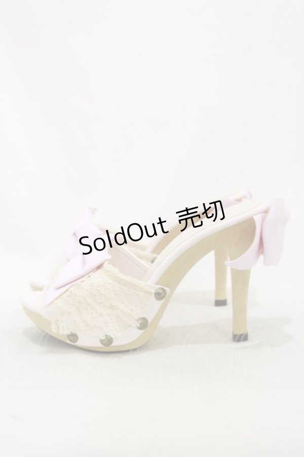 画像2: JESUS DIAMANTE / リボンリボンヒール S ピンク H-25-12-01-045-JE-SH-NS-ZH (2)