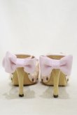 画像3: JESUS DIAMANTE / リボンリボンヒール S ピンク H-25-12-01-045-JE-SH-NS-ZH (3)