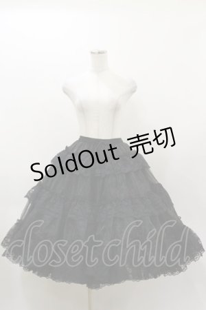 画像: Hoshibako Works / 65cm スーパーボリュームチュールパニエスカート Free ブラック H-25-12-01-046-LO-SK-NS-ZH