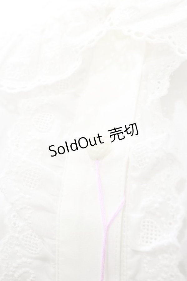 画像4: BABY,THE STARS SHINE BRIGHT / うさくみゃちゃんのSweetStrawberryブラウス Free オフ白 H-25-12-01-048-BA-BL-NS-ZH (4)