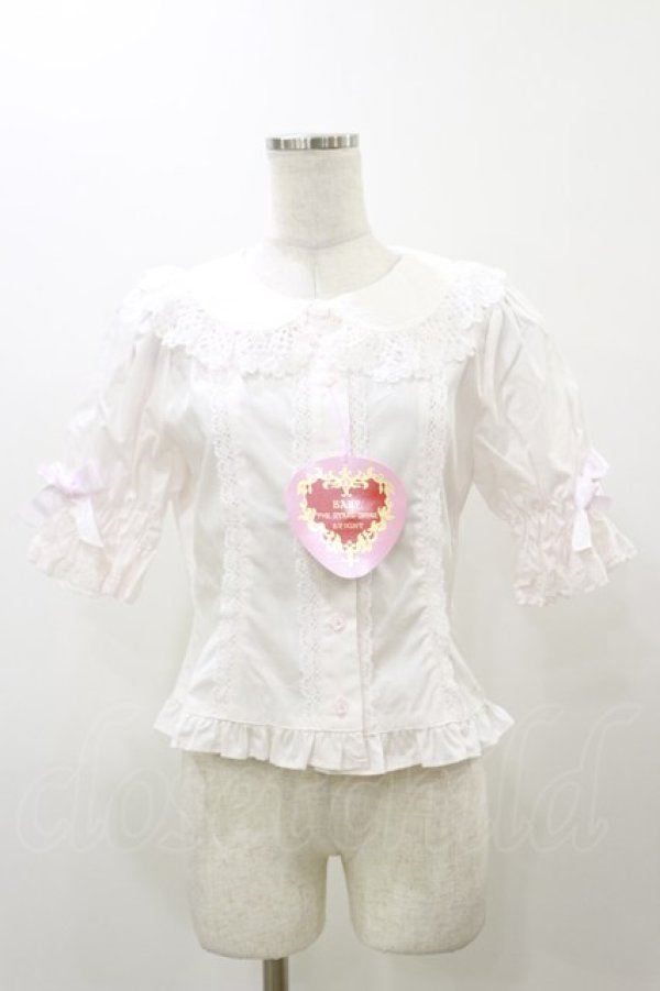 画像1: BABY,THE STARS SHINE BRIGHT / うさみみ5分袖ブラウス Free ピンク H-25-12-01-049-BA-BL-NS-ZH (1)