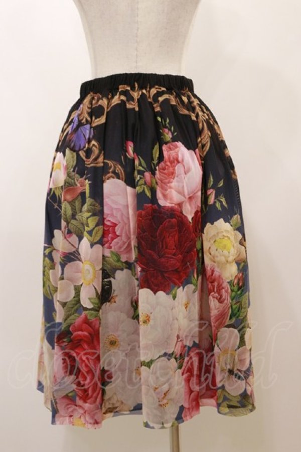 画像2: Juliette et Justine / Jupe de la Rose Tea Party サイズ2 Rose Noir H-25-12-02-064-CL-SK-NS-ZH (2)