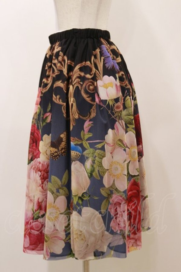 画像3: Juliette et Justine / Jupe de la Rose Tea Party サイズ2 Rose Noir H-25-12-02-064-CL-SK-NS-ZH (3)