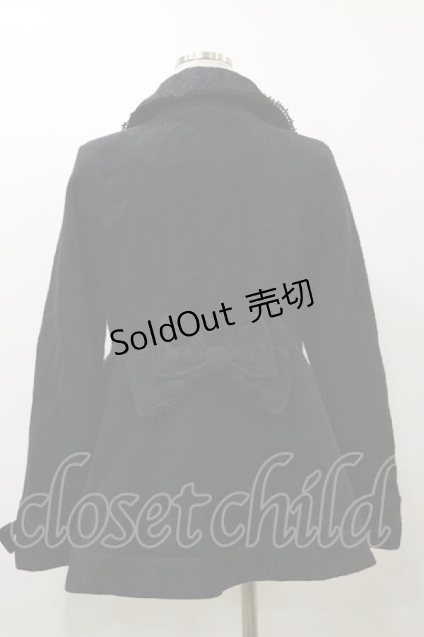 画像2: ALICE and the PIRATES / A/Pリボンリボンコート Free ブラック H-25-12-02-068-PA-CO-NS-ZH (2)