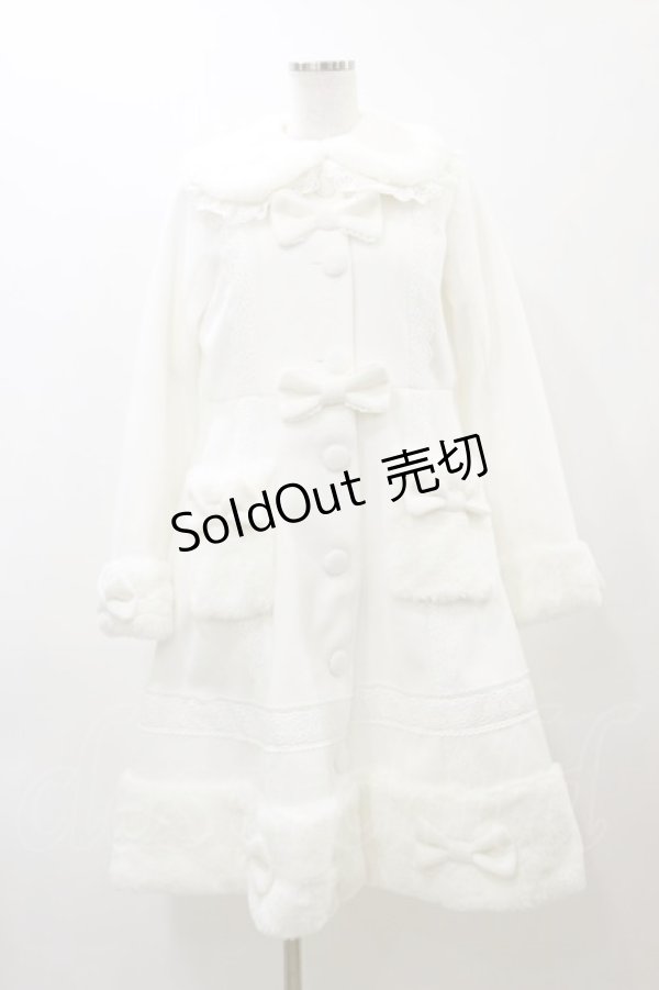 画像1: axes femme kawaii / スノードルチェコート M ホワイト H-25-12-02-070-AX-CO-NS-ZH (1)